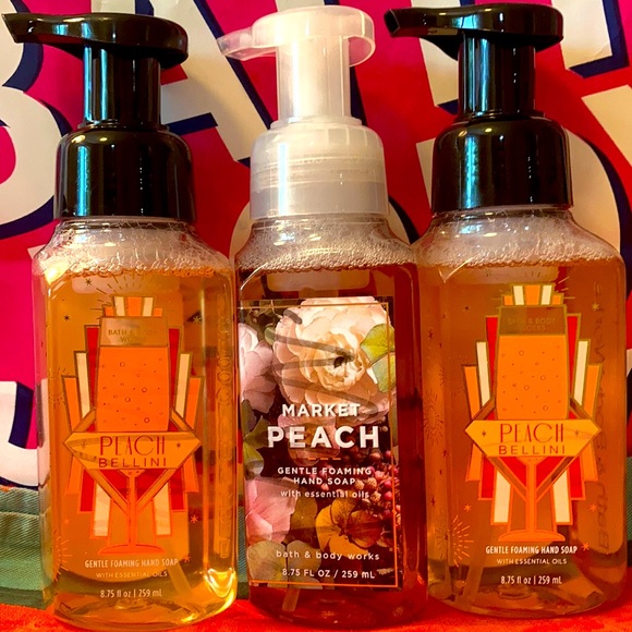 Peach B&BW Foaming Hand Soaps
